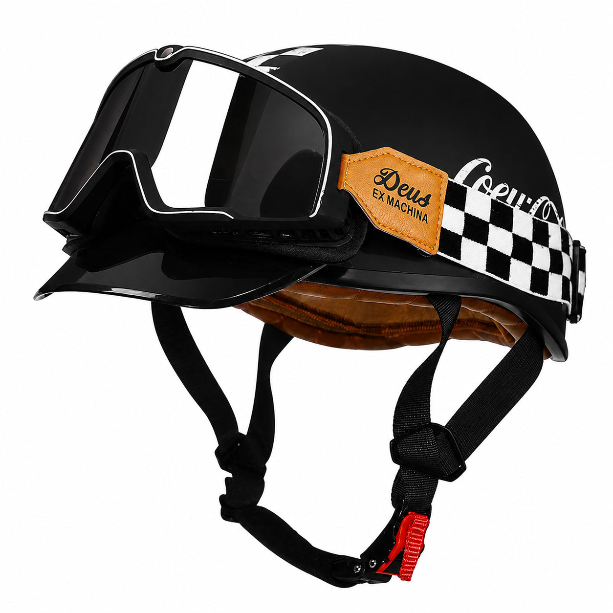 Retro half-helmet, summer travel gear-I18