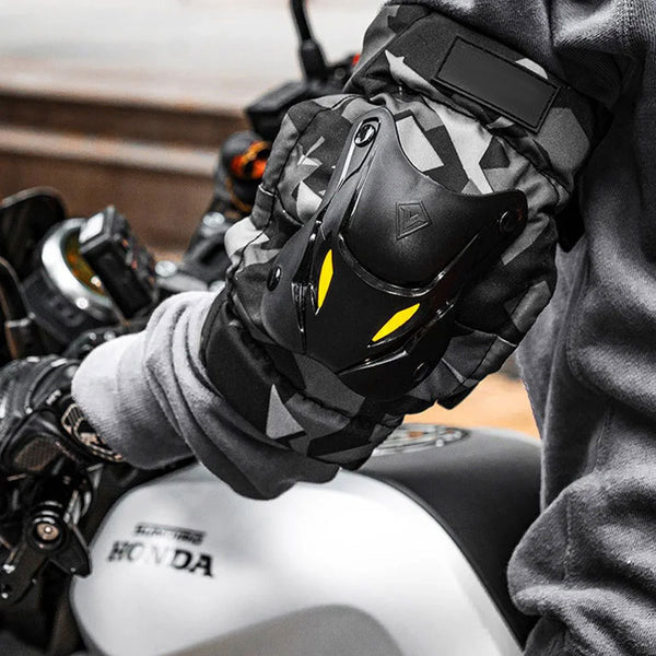 Summer short motorcycle protective gear four-piece set-Y08