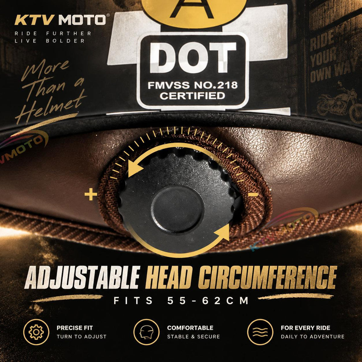 Retro Motorcycle Half-Helmet Breathable Version-I305