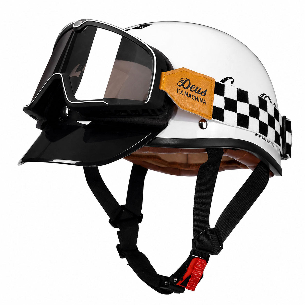 Retro half-helmet, summer travel gear-I18