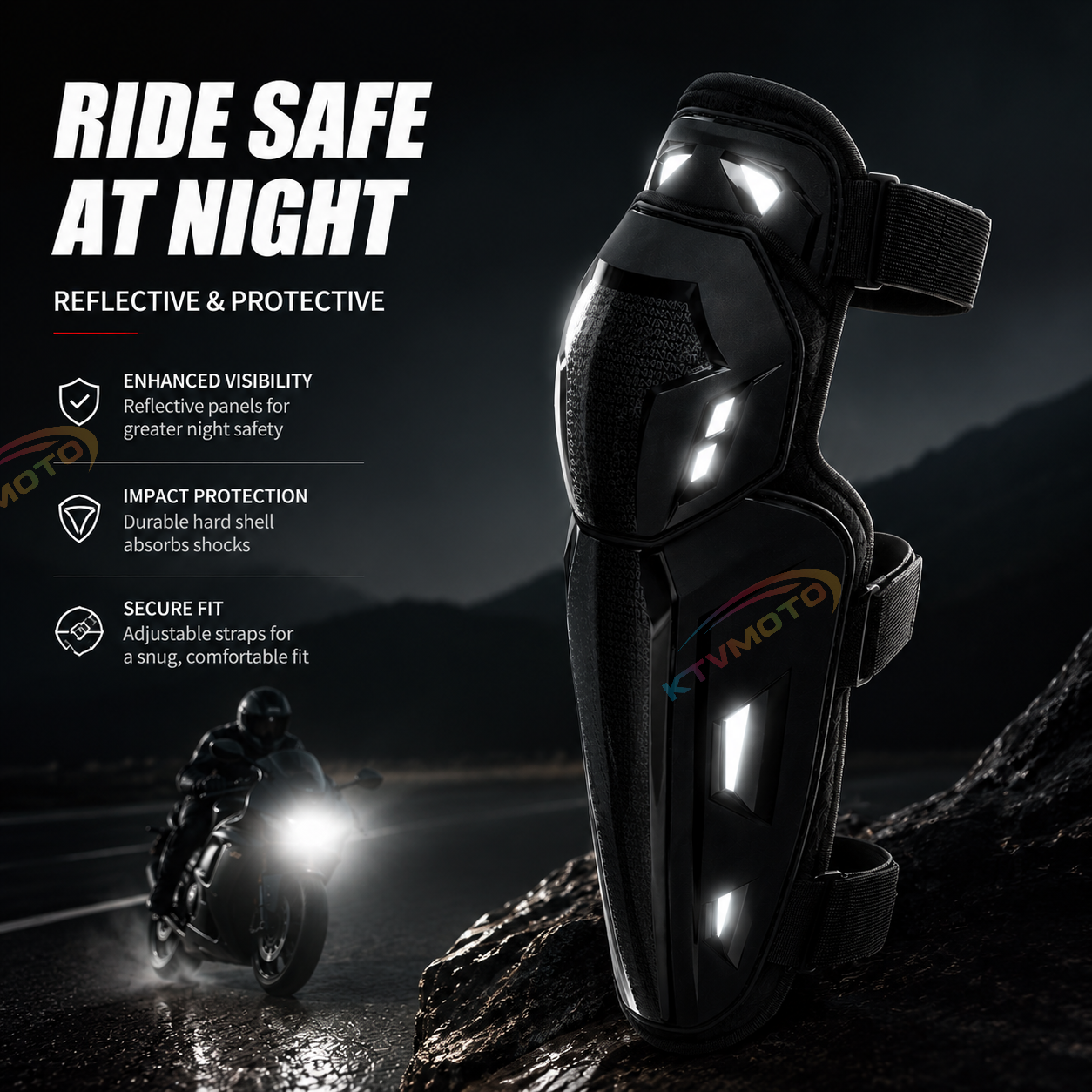 Reflective Motorcycle Crash Protection Gear-Y29