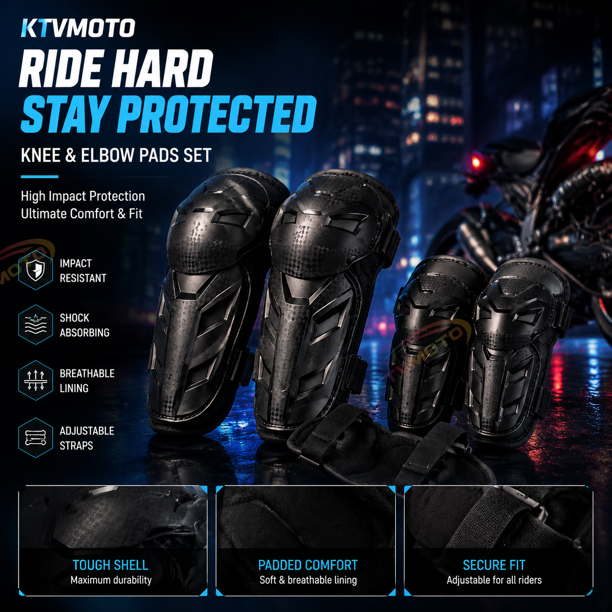 Motorcycle protective gear for children-F24