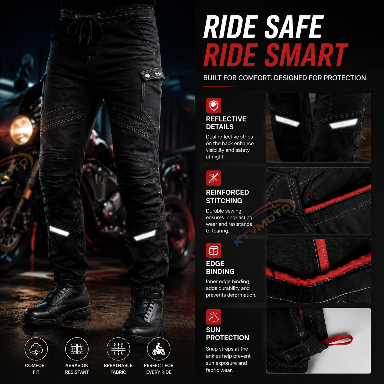 Motocross riding compression pants-J95