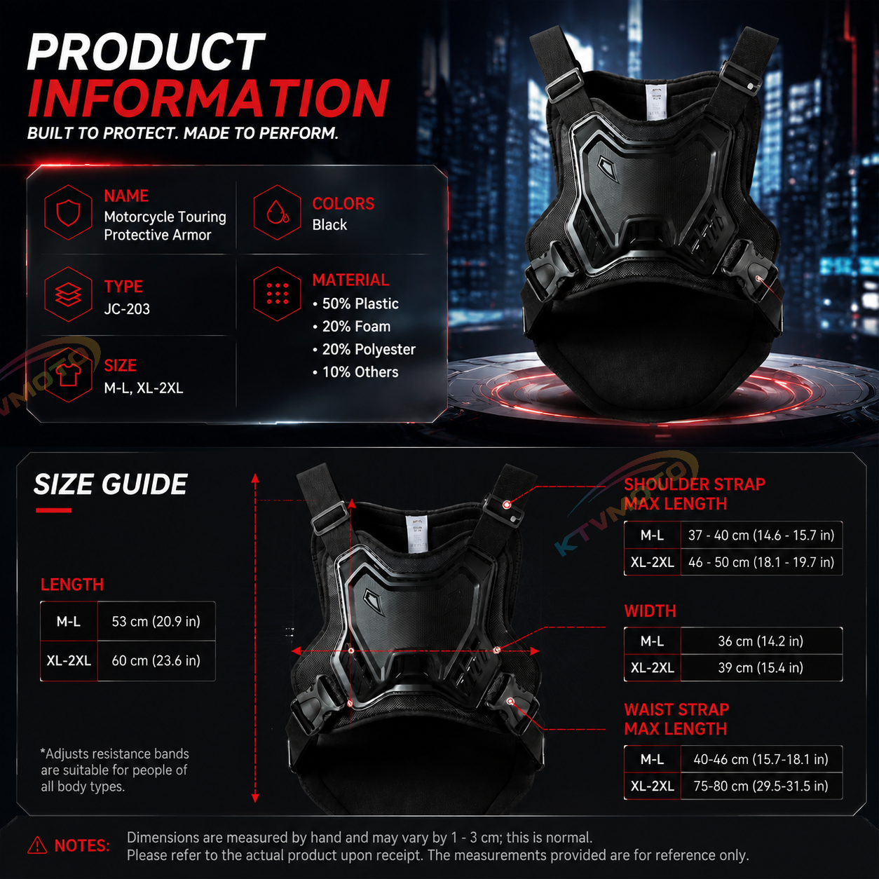 Off-road motorcycle armored vest-F25