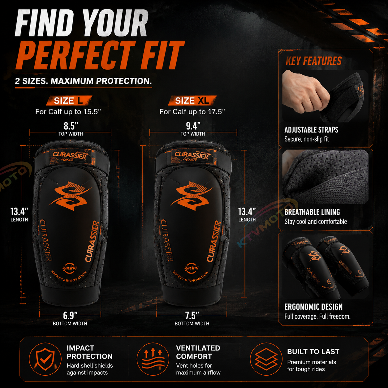 Motocross Knee Guards-Y34