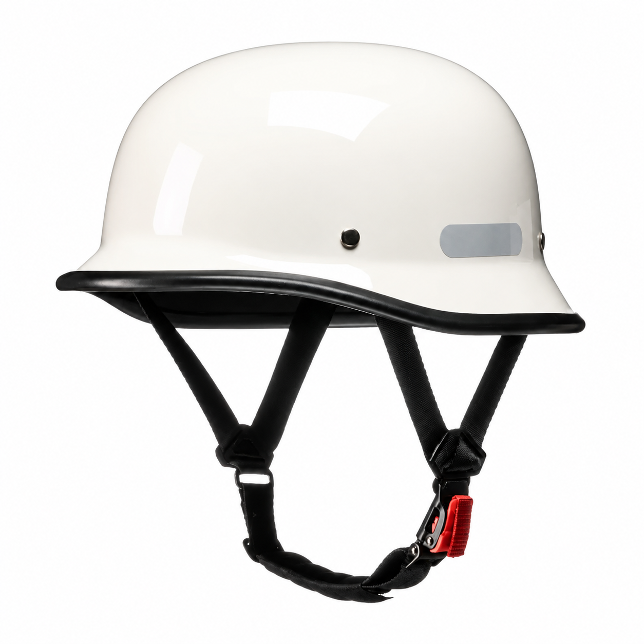KTVMOTO Open Face Motorcycle Helmet with Goggles Classic Biker Helmet-I12