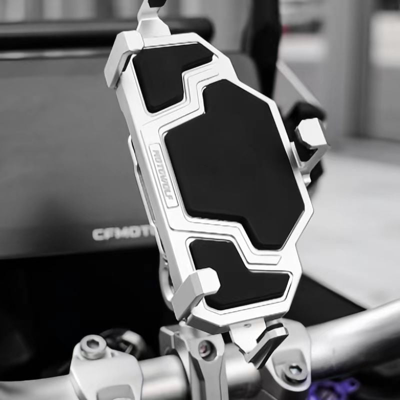 Outdoor shock-absorbing aluminum alloy mobile phone holder-M40