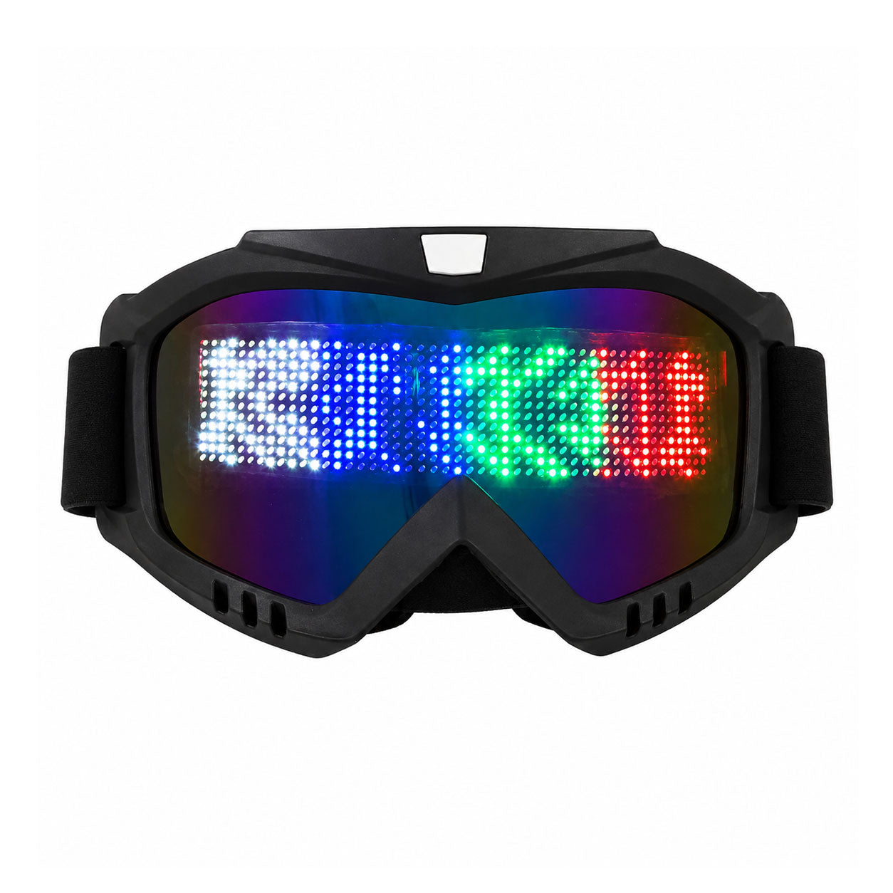 KTVMOTO Motorcycle Cool Dynamic Illuminated Mask and Goggles-H79