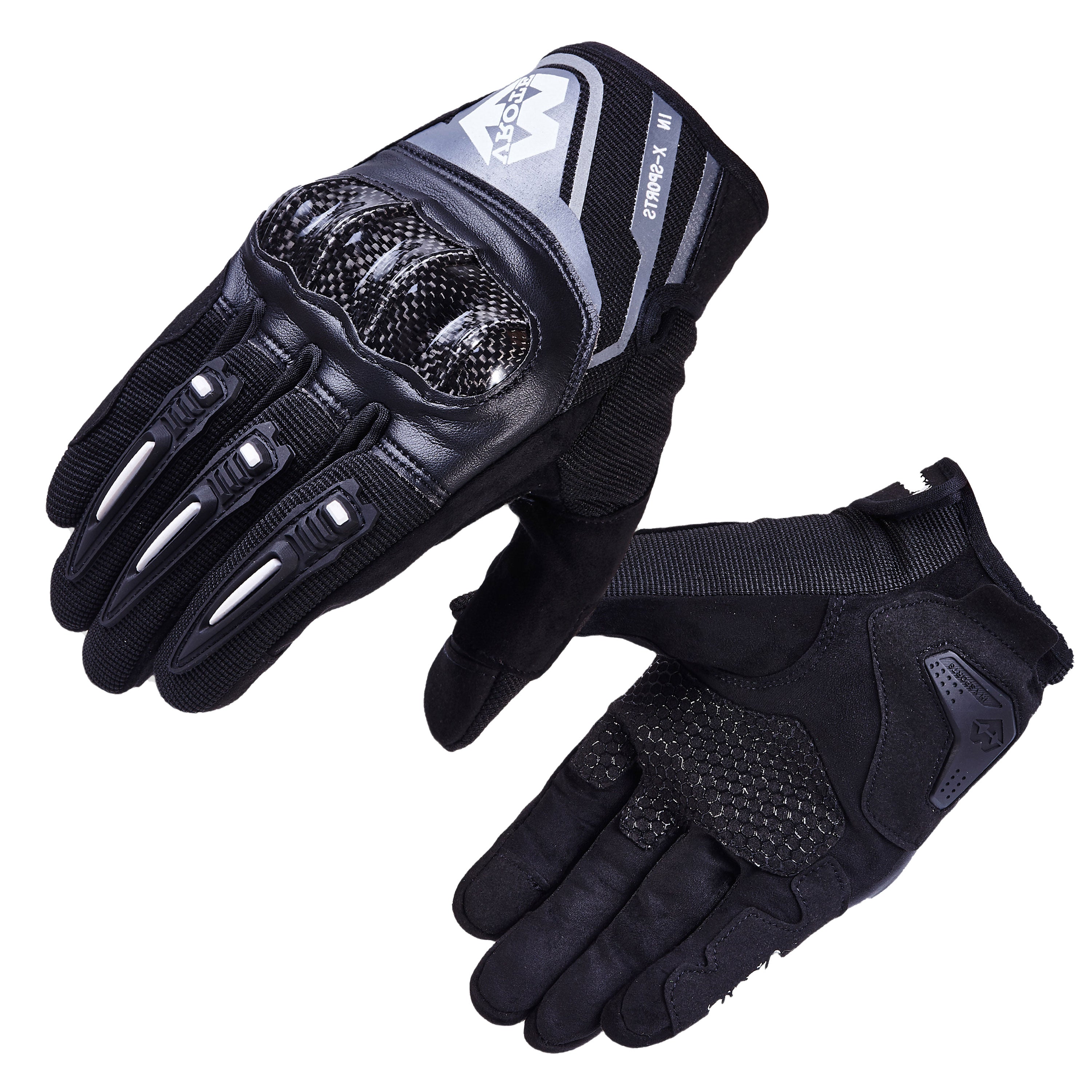 Flame-style motorcycle riding gloves made of carbon fiber-G87