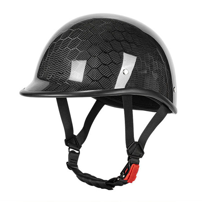 Carbon Fiber Vintage Motorcycle Half Helmet-I135