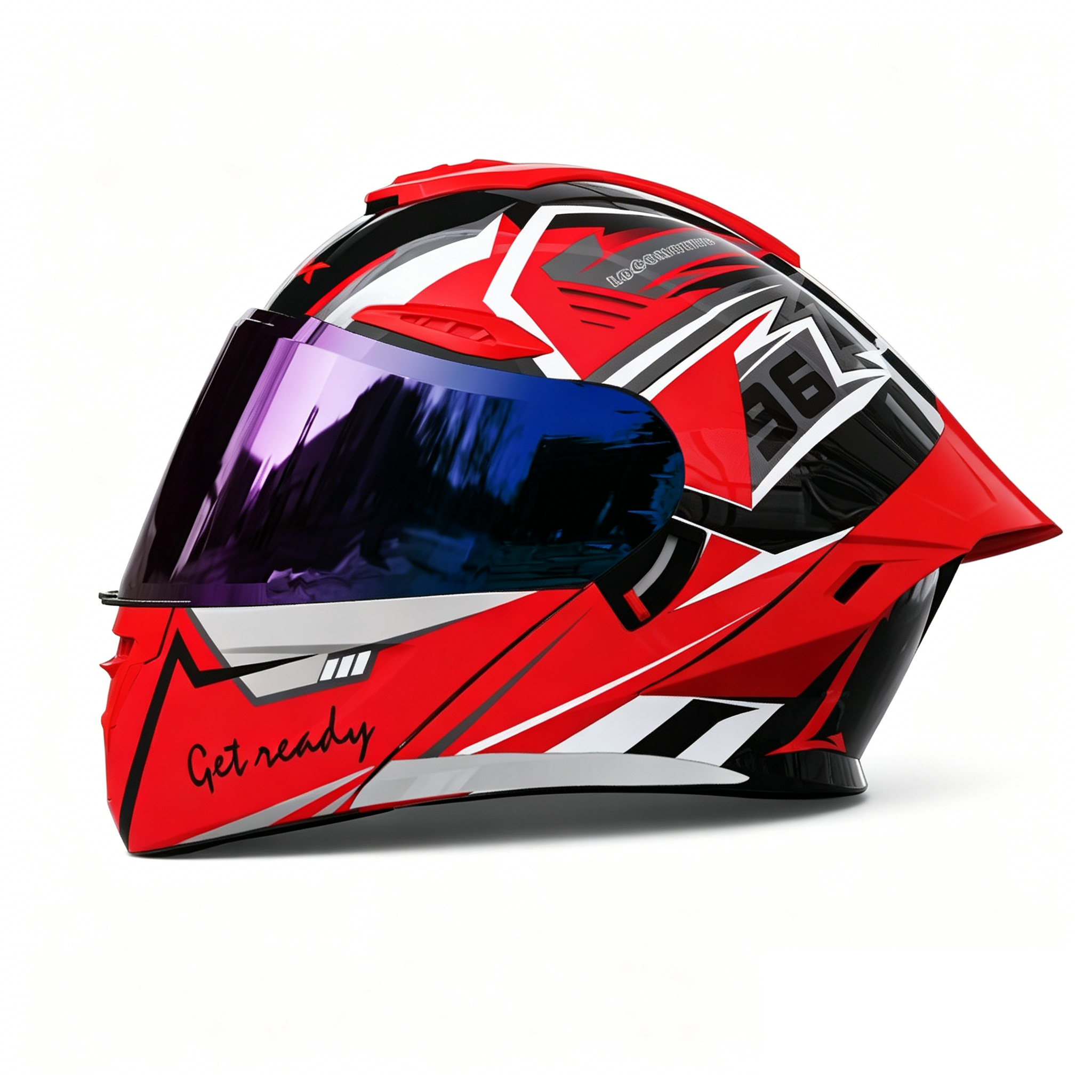 Modular Motorcycle Helmet with Dual Visor-I122