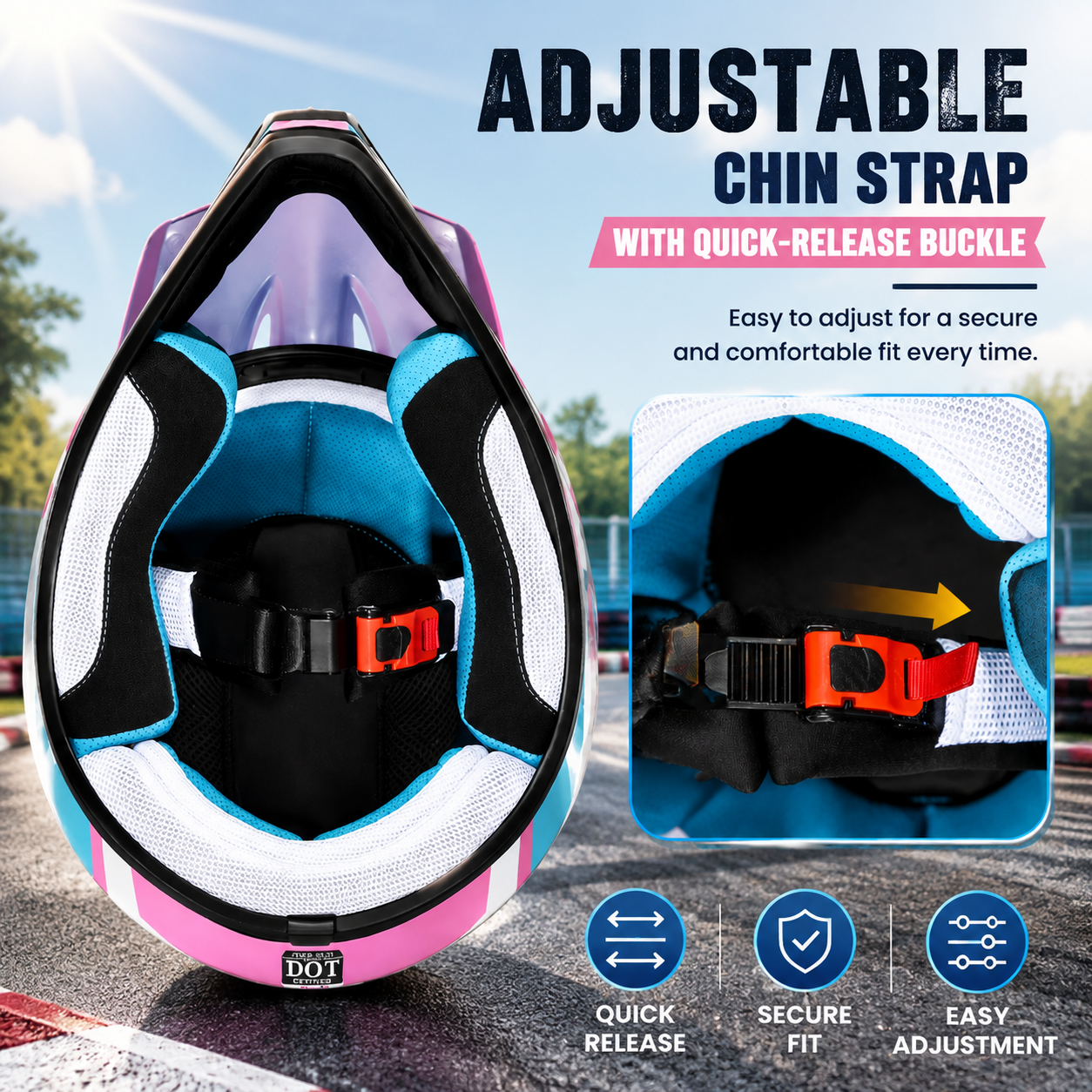 Motocross and ATV Helmet for Children and Teenagers-I143
