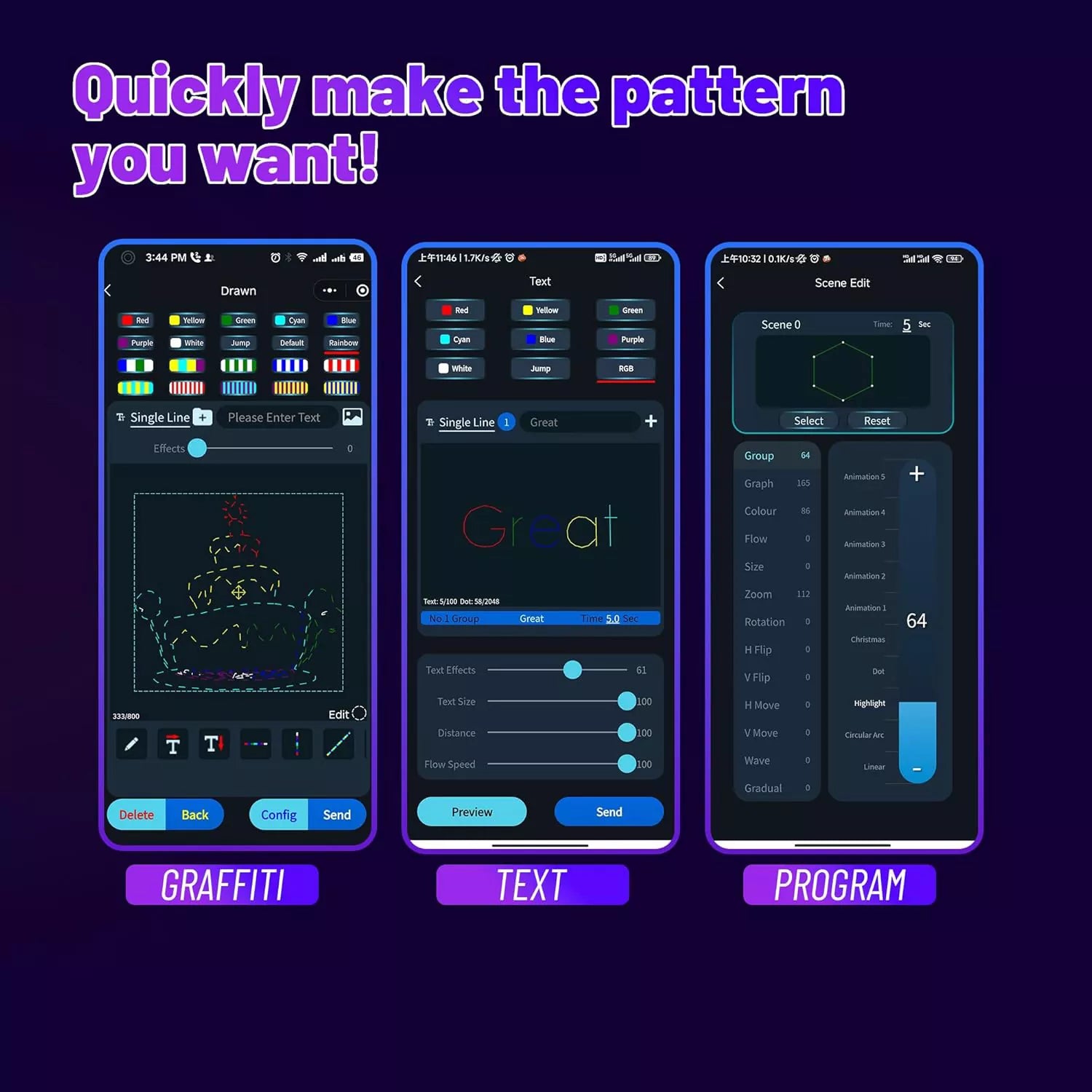 iOS/Android APP IP65 Animation Laser Light-A3