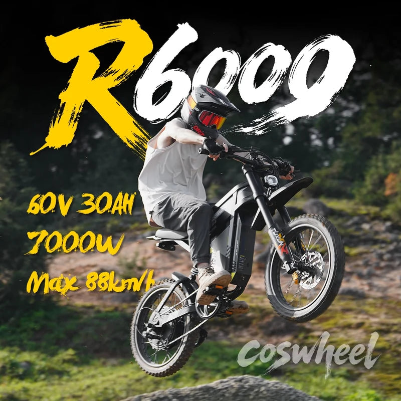 60V 30AH7000W Electric Dirt Bike-R6000