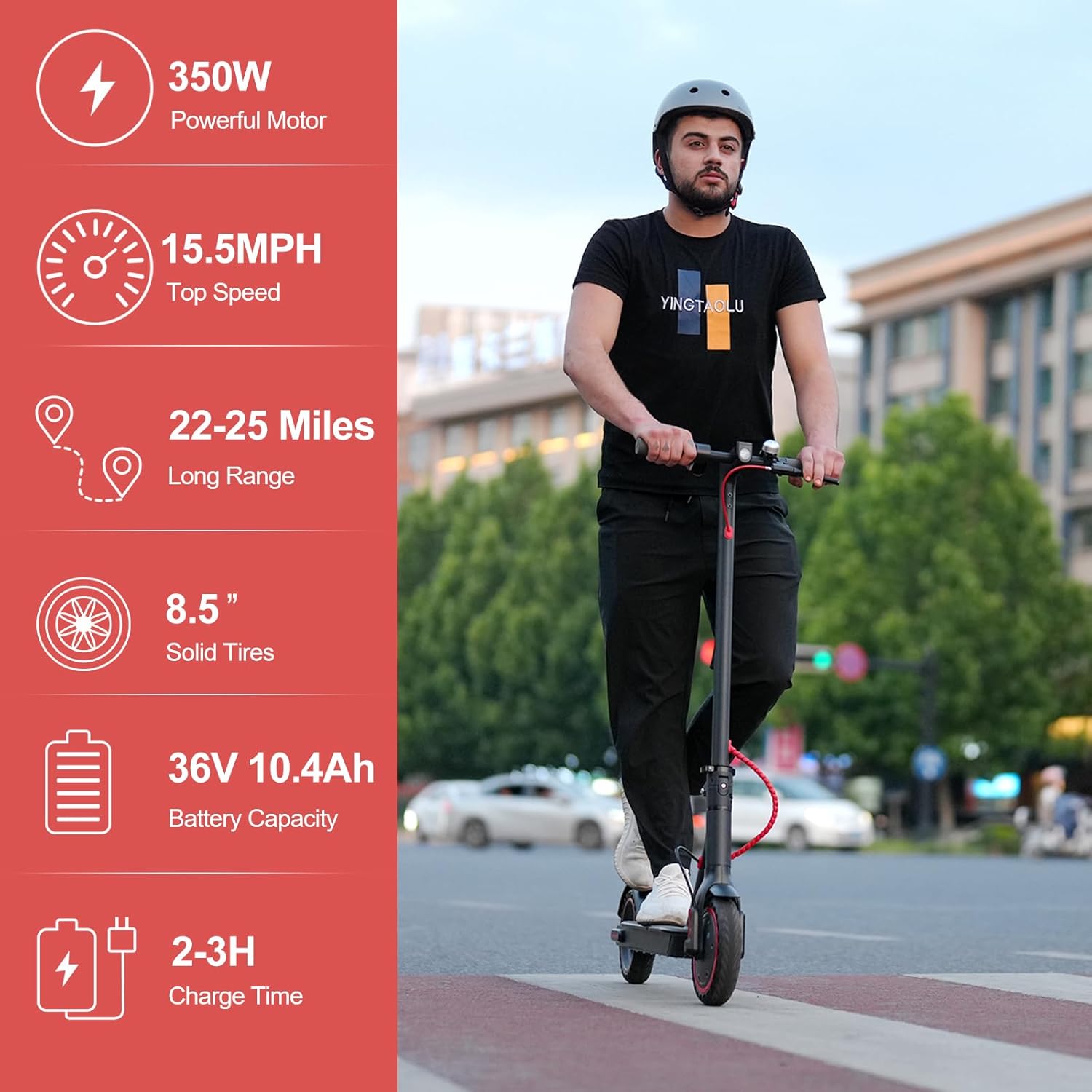 350W Motor Foldable E Scooter - HS-04 Pro
