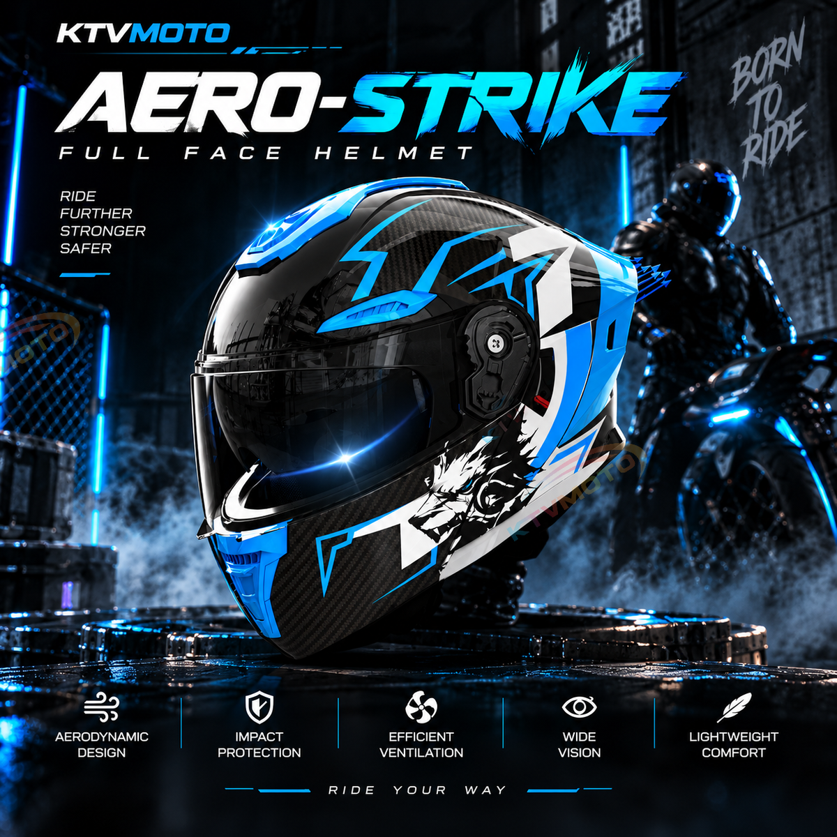 DOT-Certified Modular Motorcycle Helmet with Dual Visors (All-Season)-I287