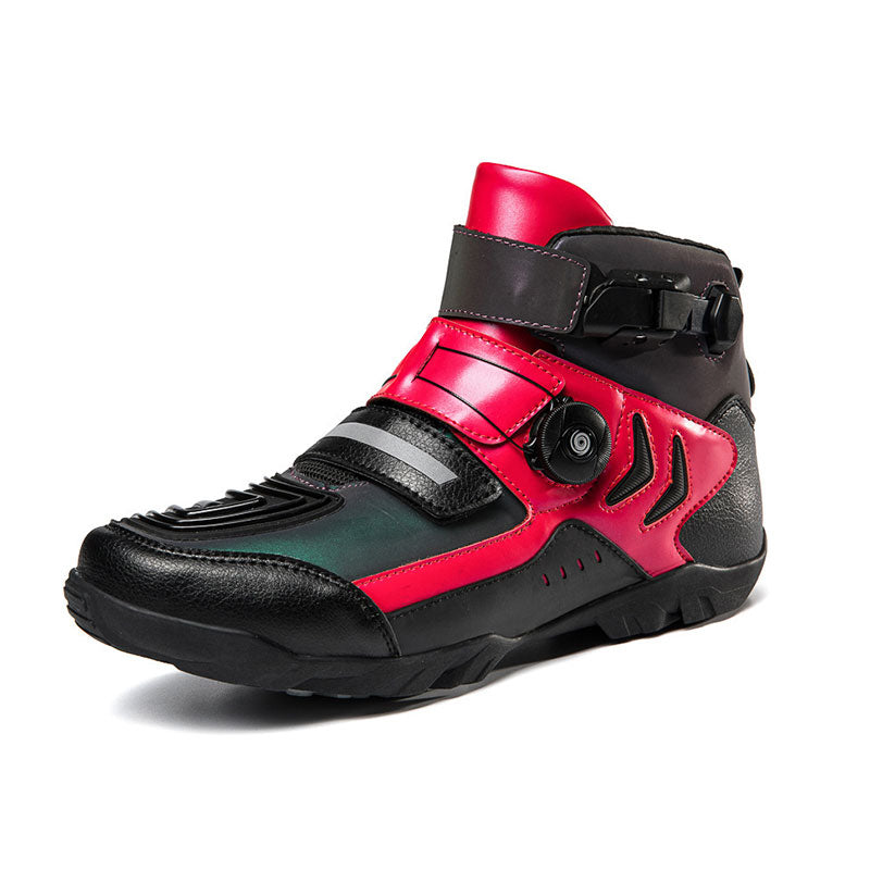 Iridescent Aurora Off-Road Motorcycle Boots-K82