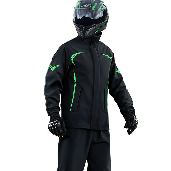 Motorcycle split-style raincoat-C05