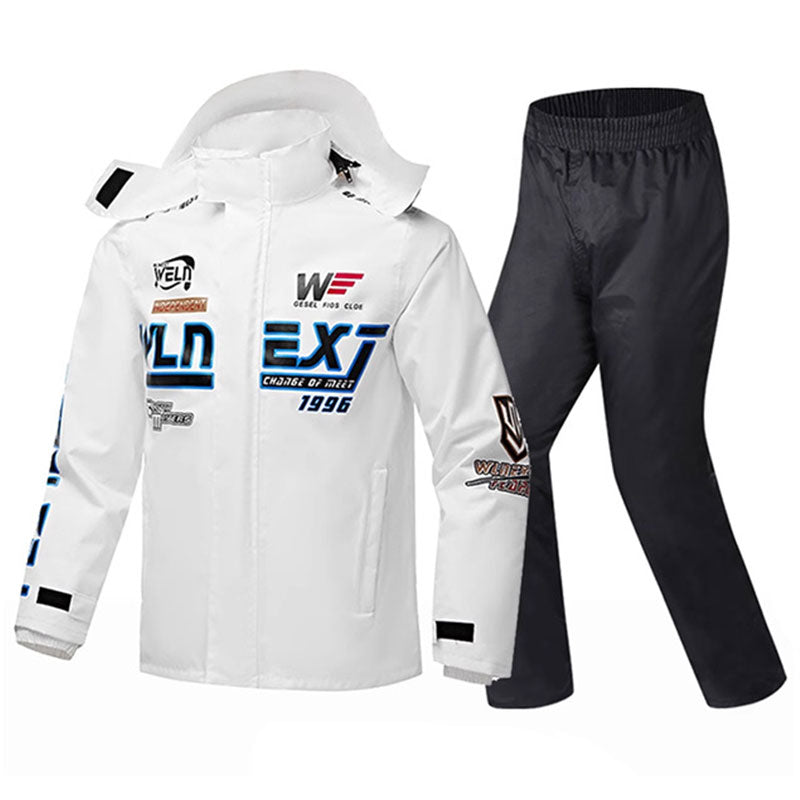 Two-piece cycling raincoat set-C17