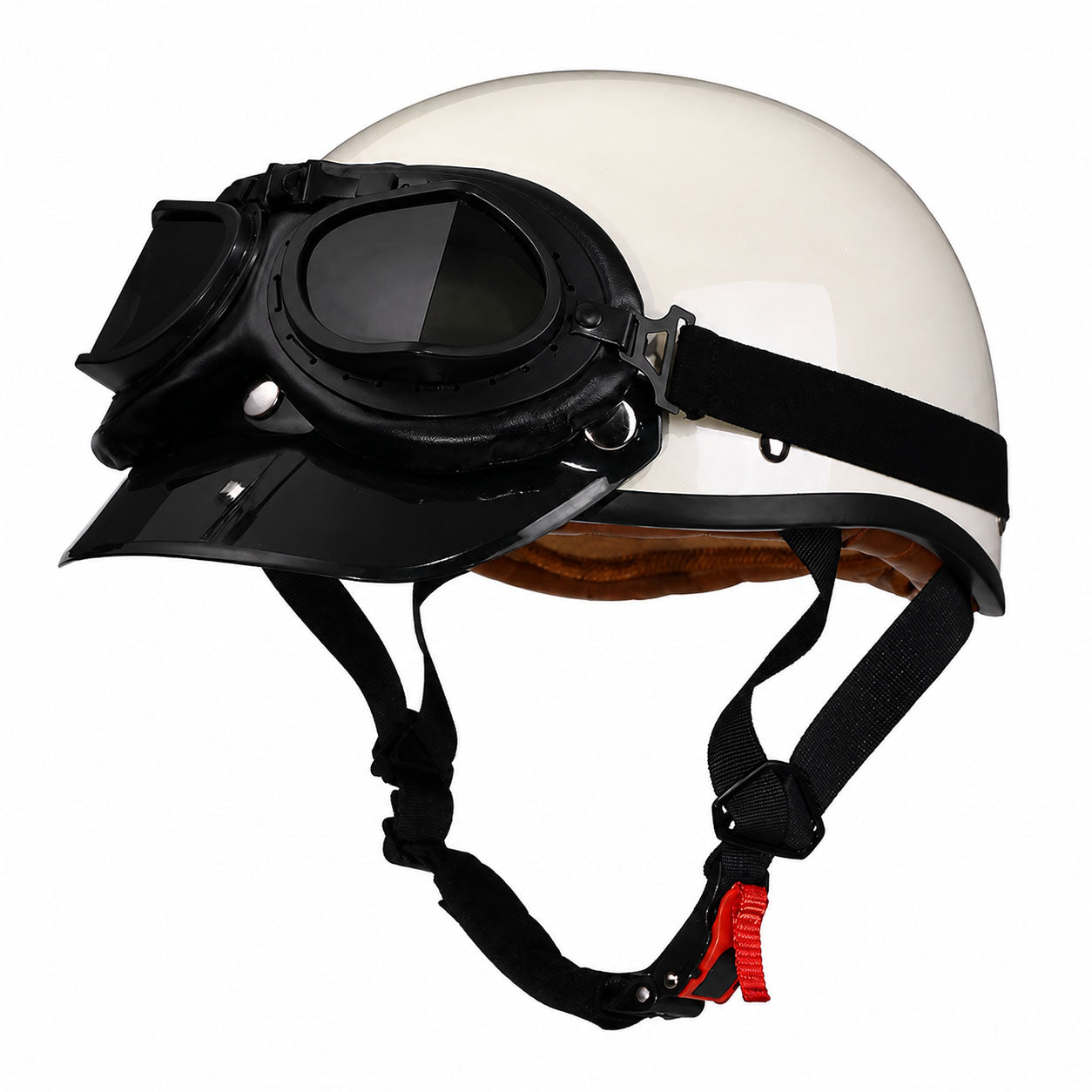 Retro half-helmet, summer travel gear-I18