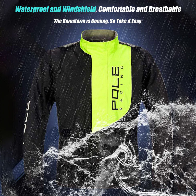 waterproof and reflective raincoat set-C04