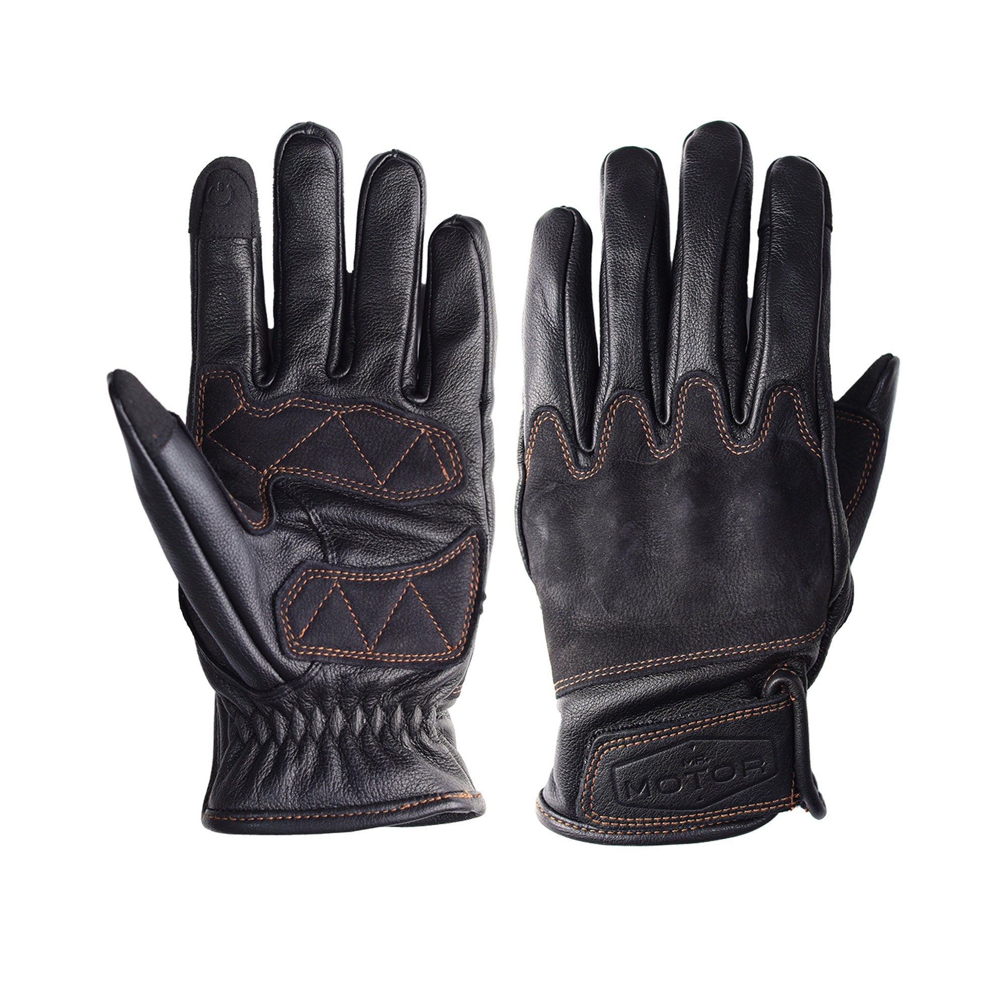 Vintage sheepskin motorcycle gloves-G40
