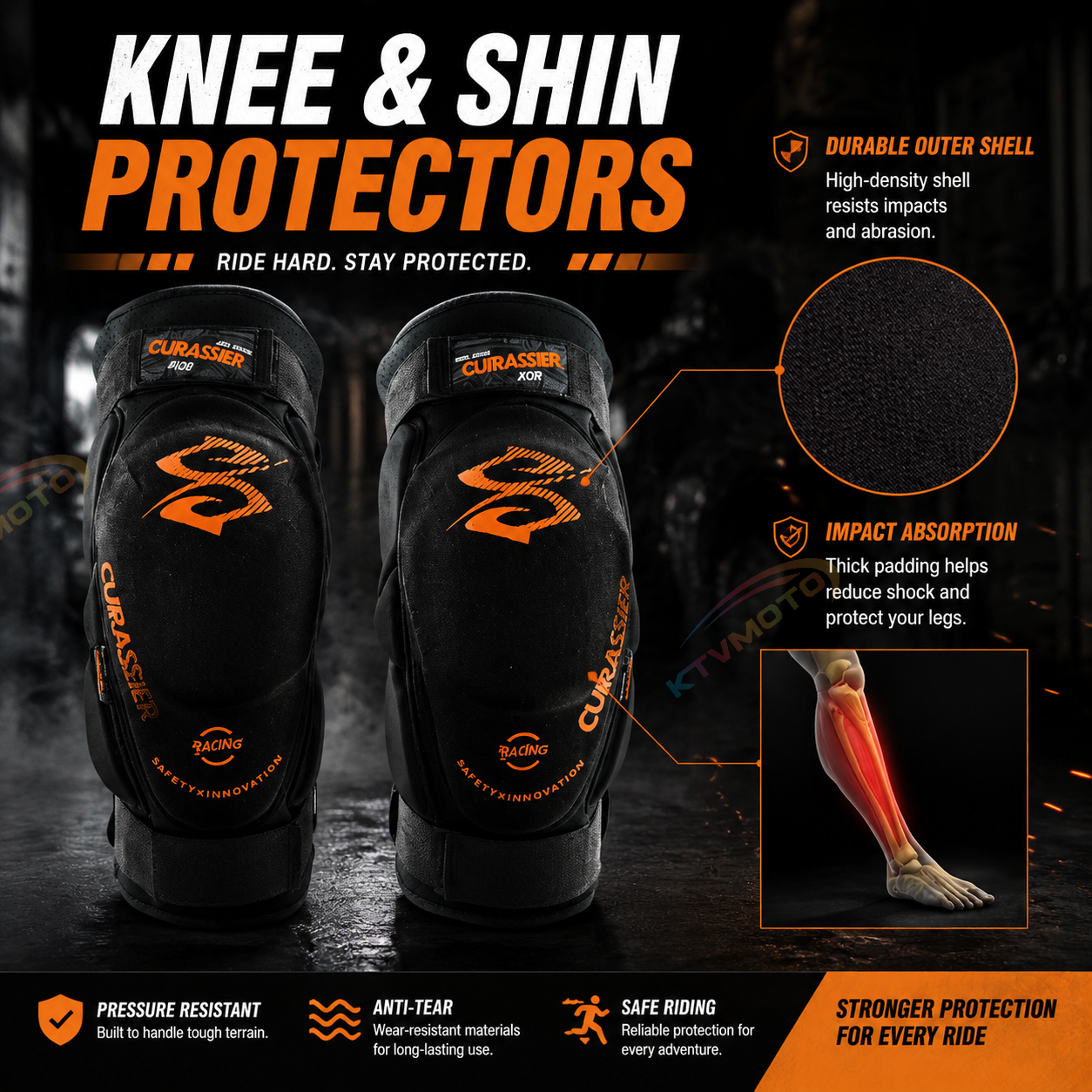 Motocross Knee Guards-Y34