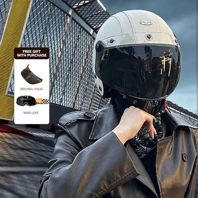 Retro-Style Sport Motorcycle Helmet – I36