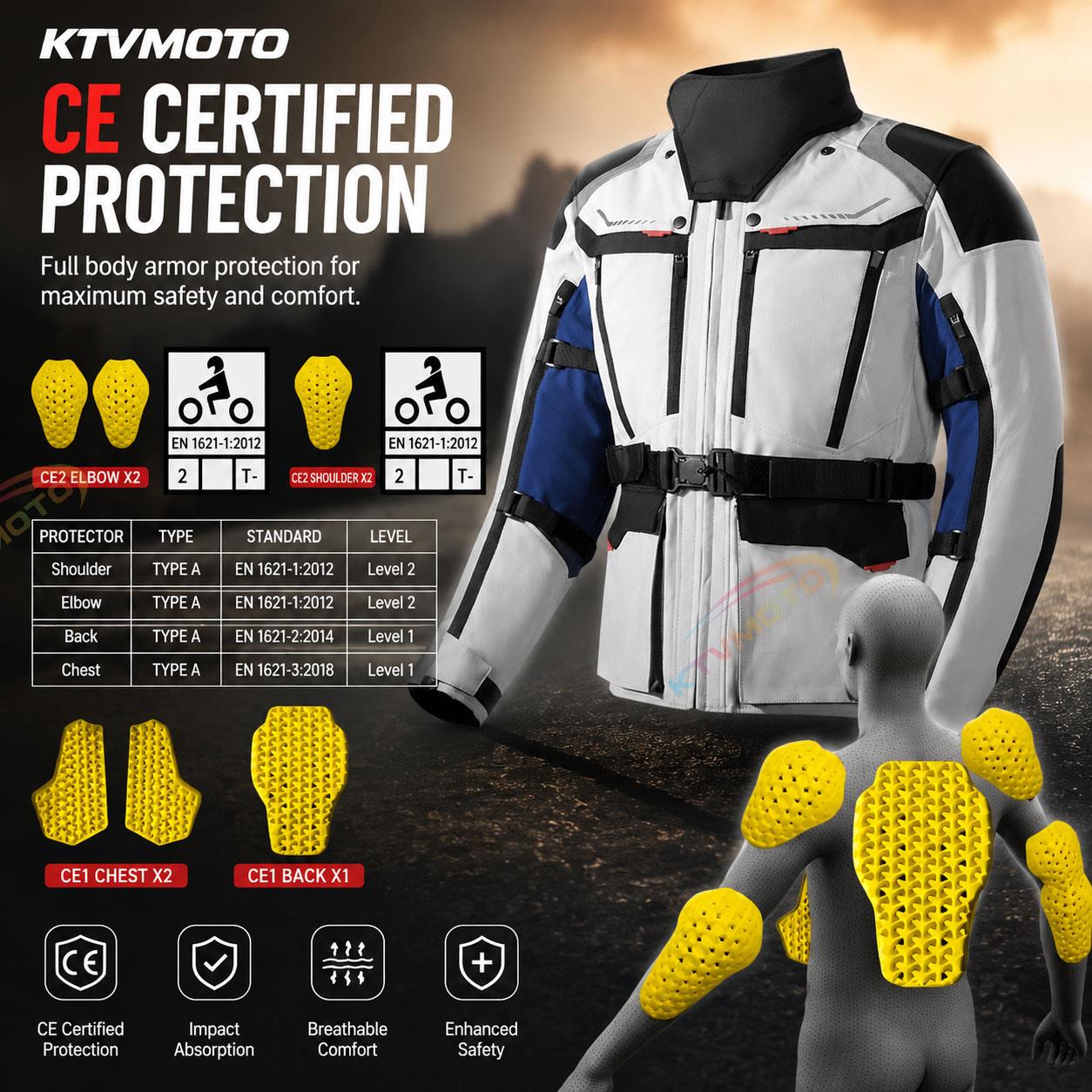 Thermal Motorcycle Adventure Riding Suit-J103