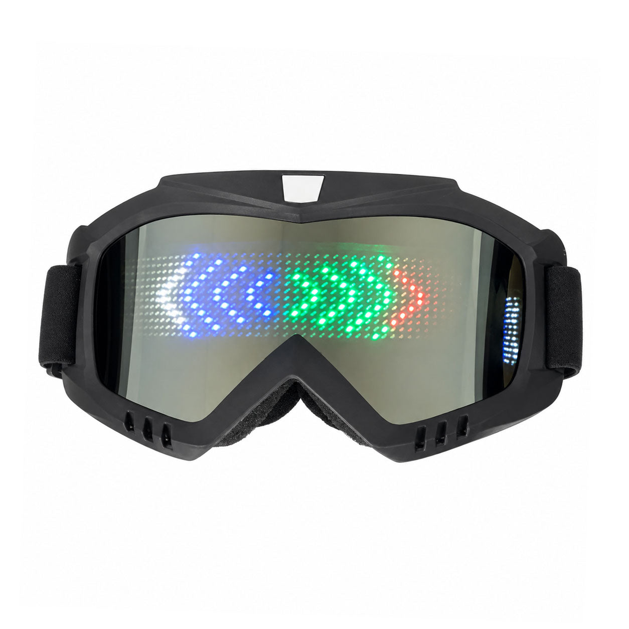 KTVMOTO Motorcycle Cool Dynamic Illuminated Mask and Goggles-H79