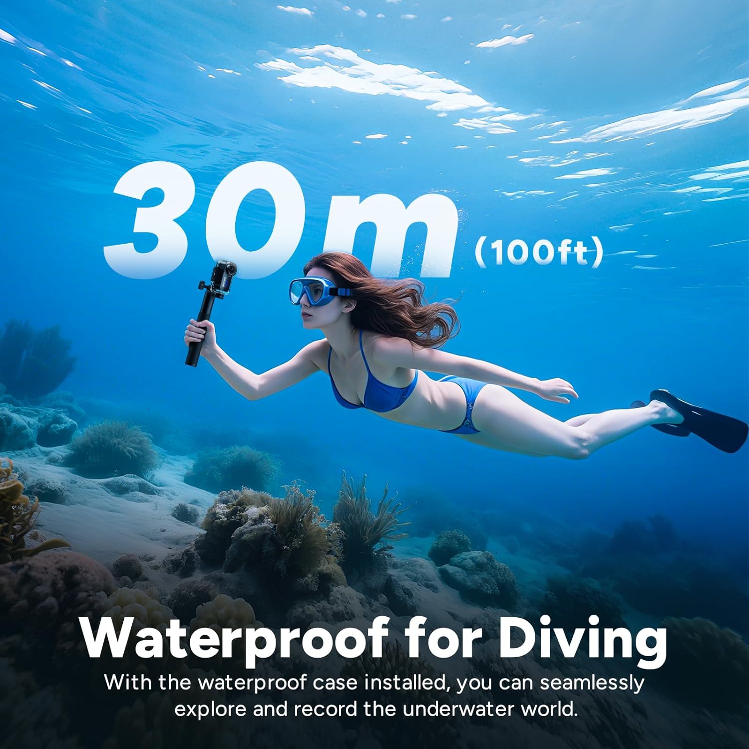 4K POV Pocket Action Camera 170° FOV Video 6-Axis Stabilization Mini Body Camera