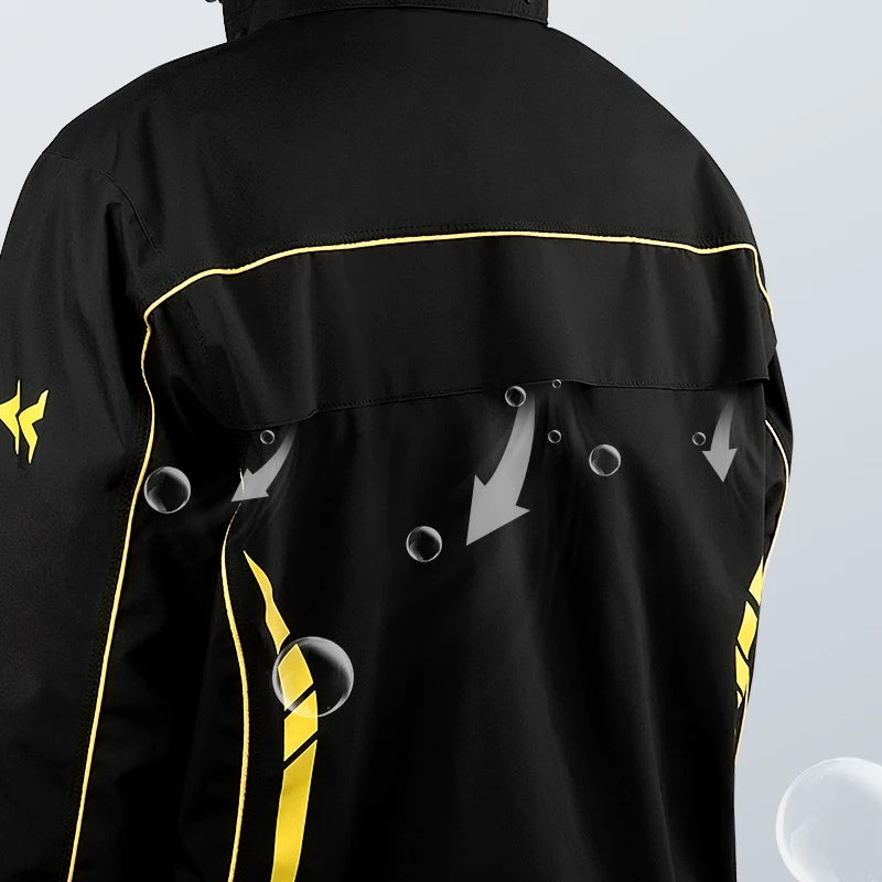 Motorcycle outdoor ultra-thin waterproof raincoat jacket-C08