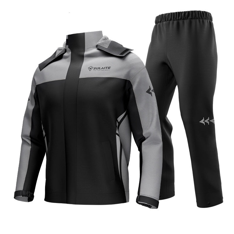 Motorcycle outdoor ultra-thin waterproof raincoat jacket-J19