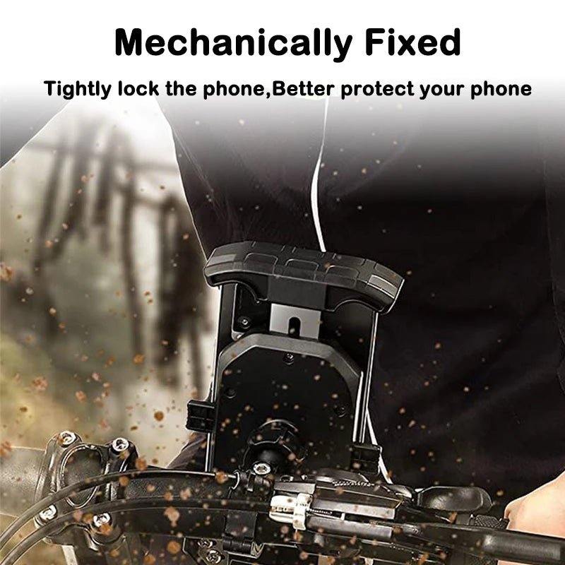 20W Wireless Charging Motorcycle Bicycle Holder-M24