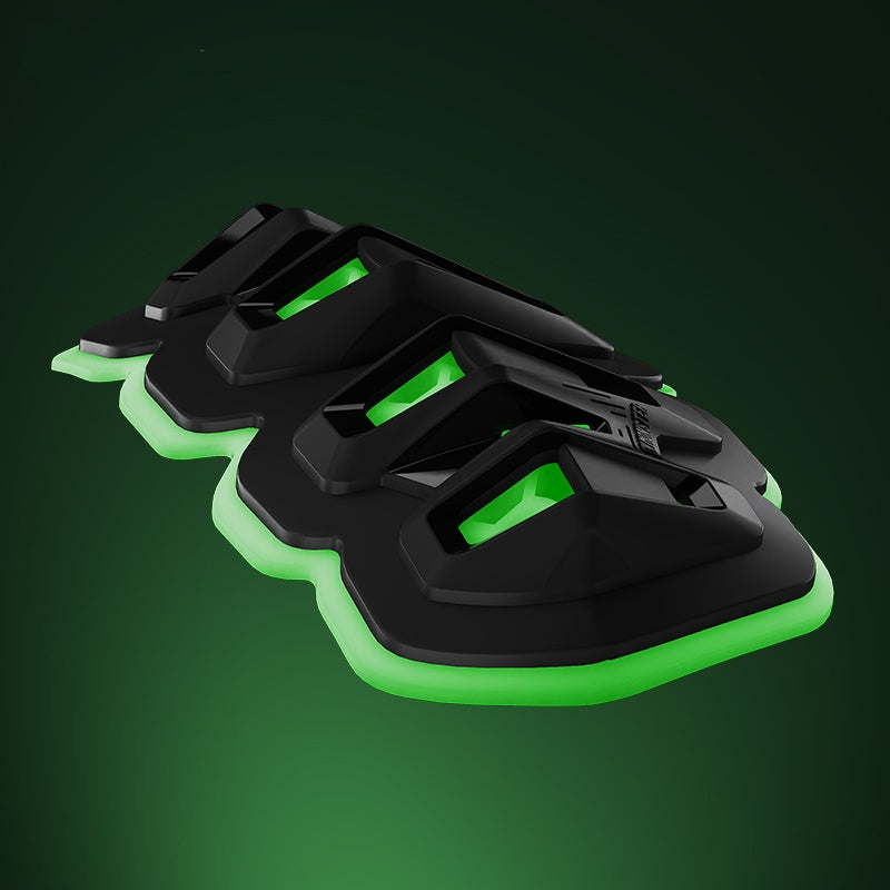 CE certified luminous leather gloves-G20