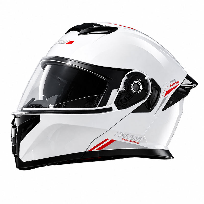 KTVMOTO Motorcycle all-season flip-up helmet with built-in Bluetooth-I262