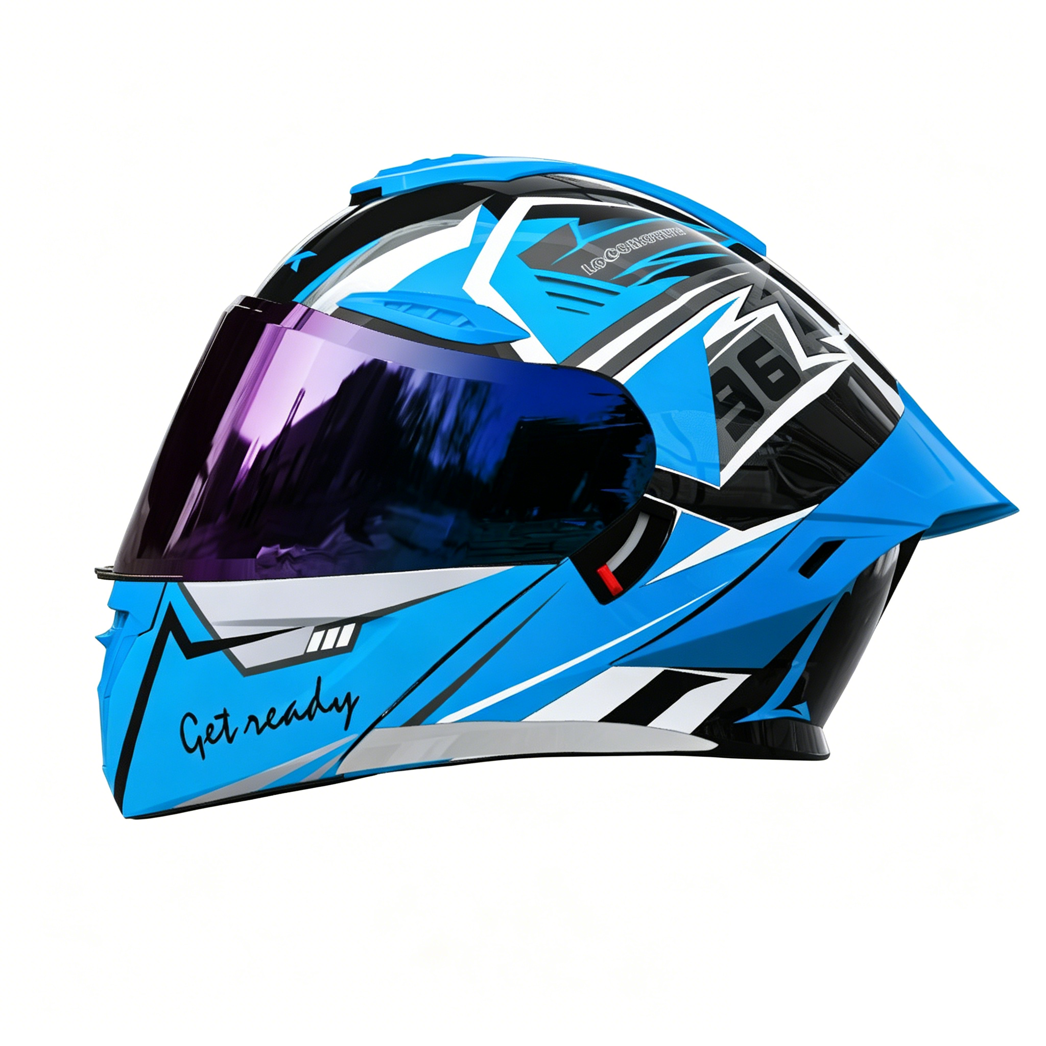 Modular Motorcycle Helmet with Dual Visor-I122
