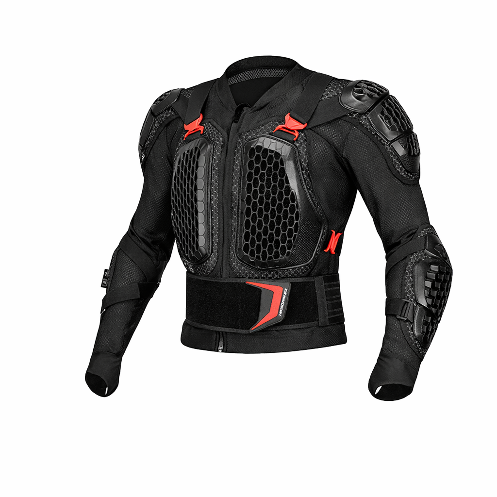 CE Certified Plus Size Professional-Grade Full Chest and Back Armor - F1