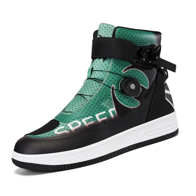 High-top motorcycle sneakers-K111