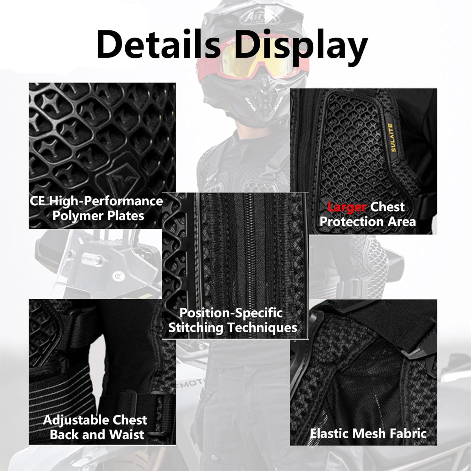 CE certified protective gear cycling armor-F3
