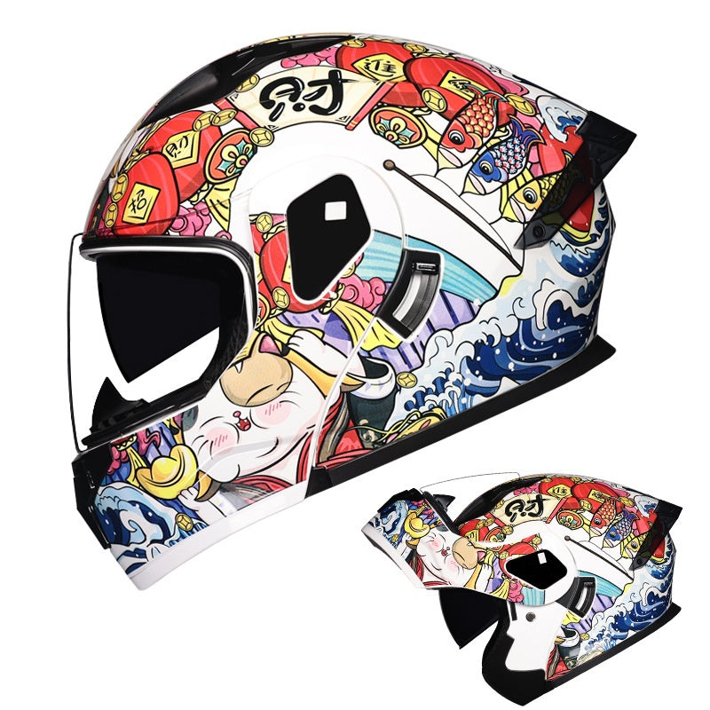 Modular motorcycle helmet-I155