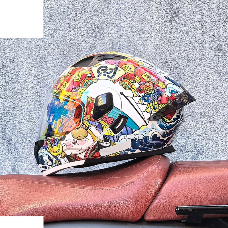 Modular motorcycle helmet-I156