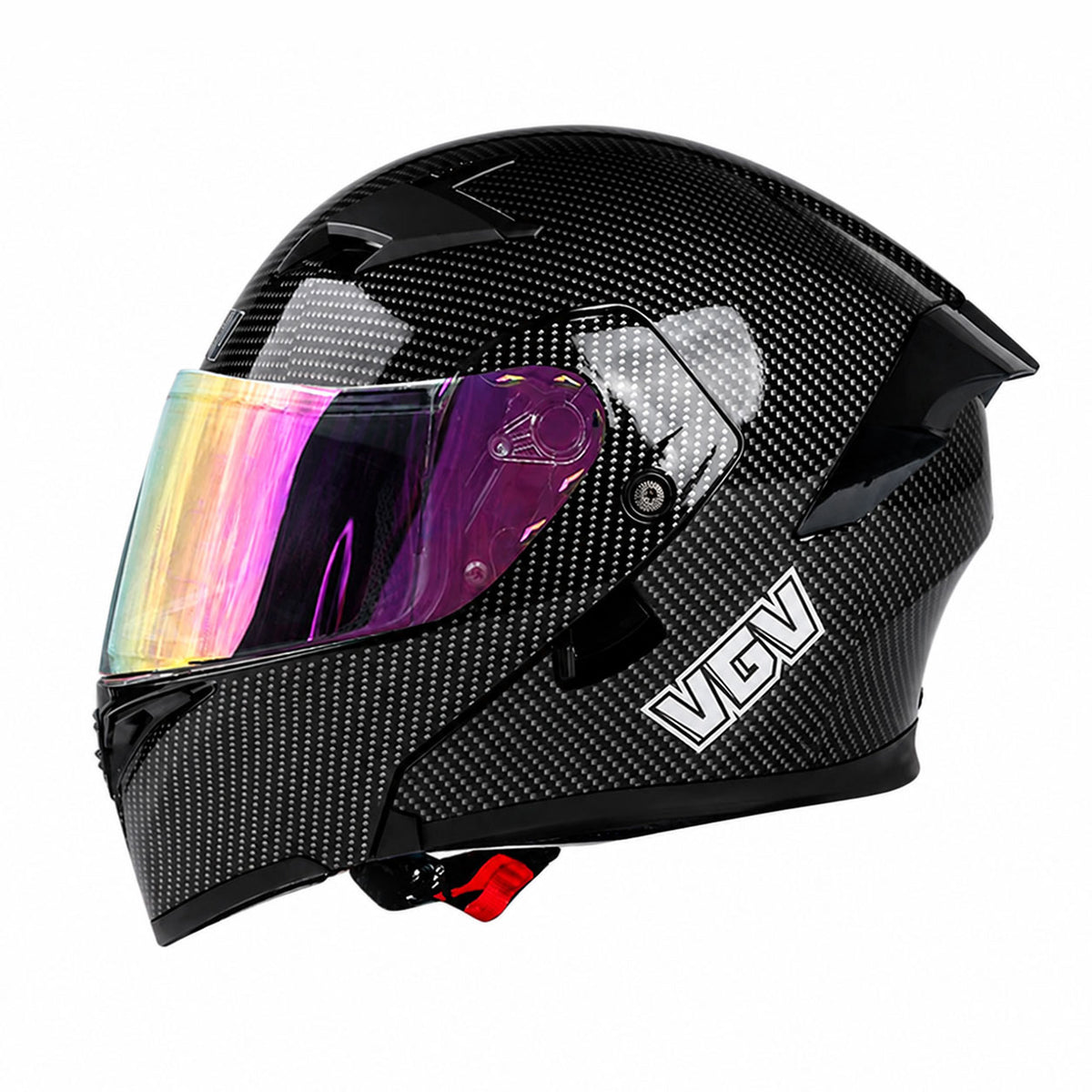 KTVMOTO Motorcycle colored lens flip helmet with built-in Bluetooth - I261