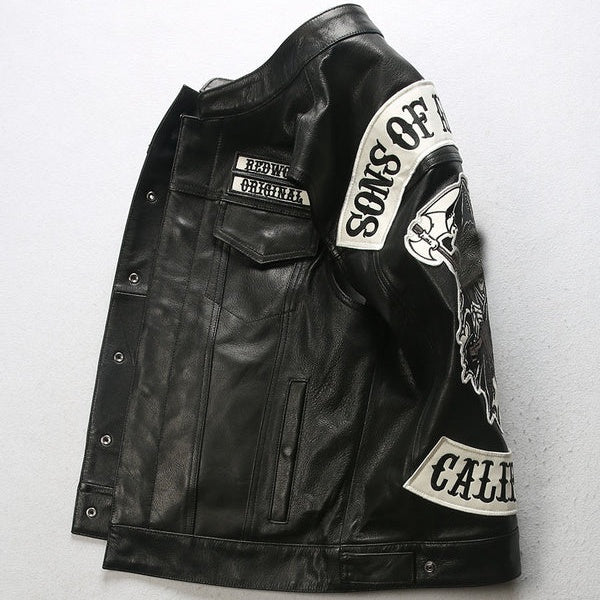 Harley Angel Vest Sons of Anarchy Leather Motorcycle Vest-A15