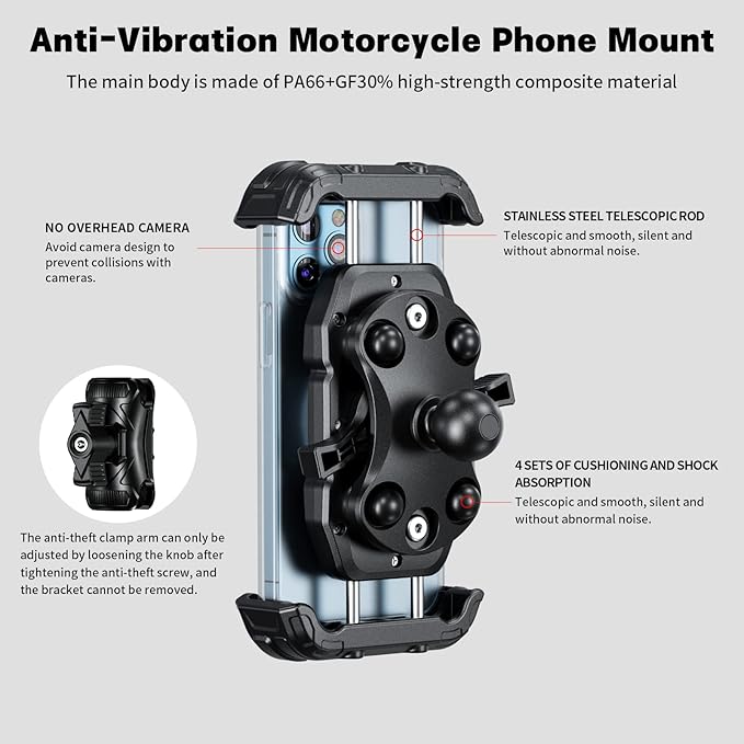 Motorcycle safety lock anti-theft bracket-M26
