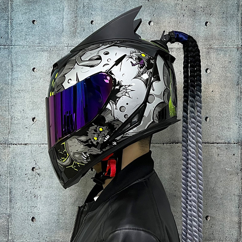 Dual-lens Bluetooth personalized helmet-I68