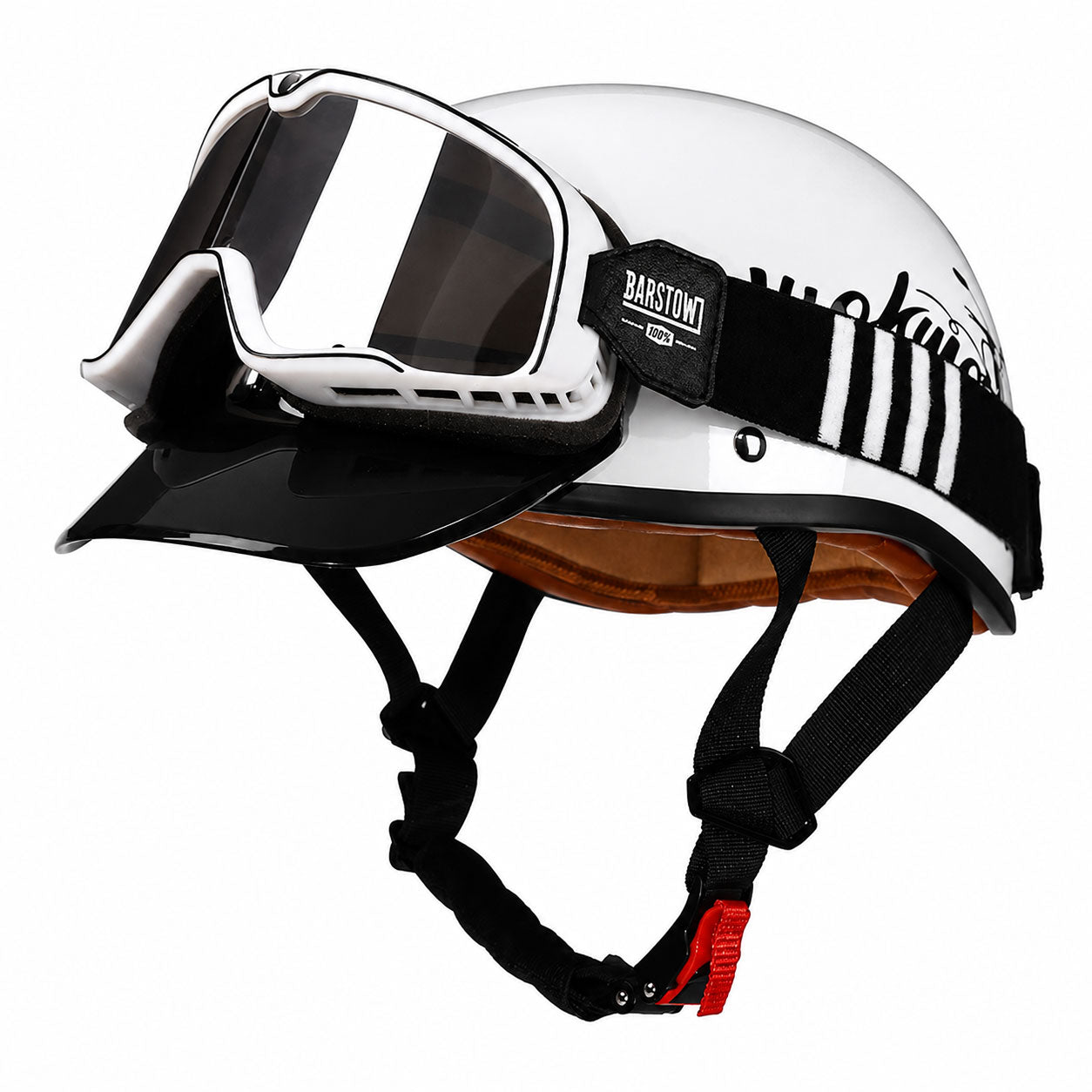 Retro half-helmet, summer travel gear-I18