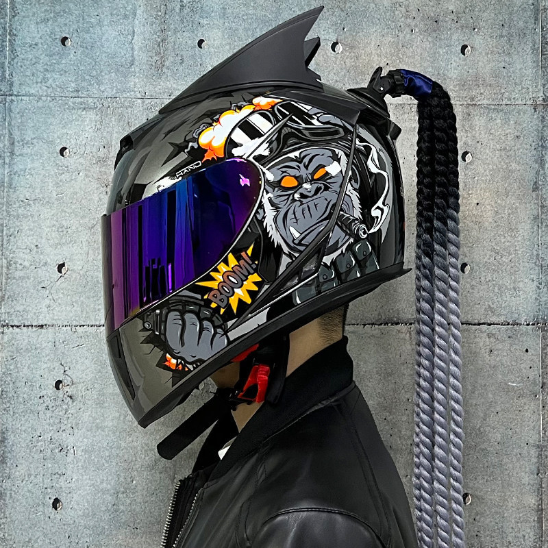 Dual-lens Bluetooth personalized helmet-I68