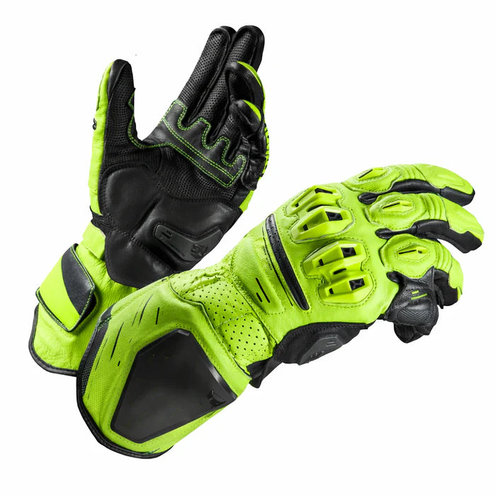 CE2 Certified Carbon Fiber & Genuine Leather Track Cycling Gloves- G21