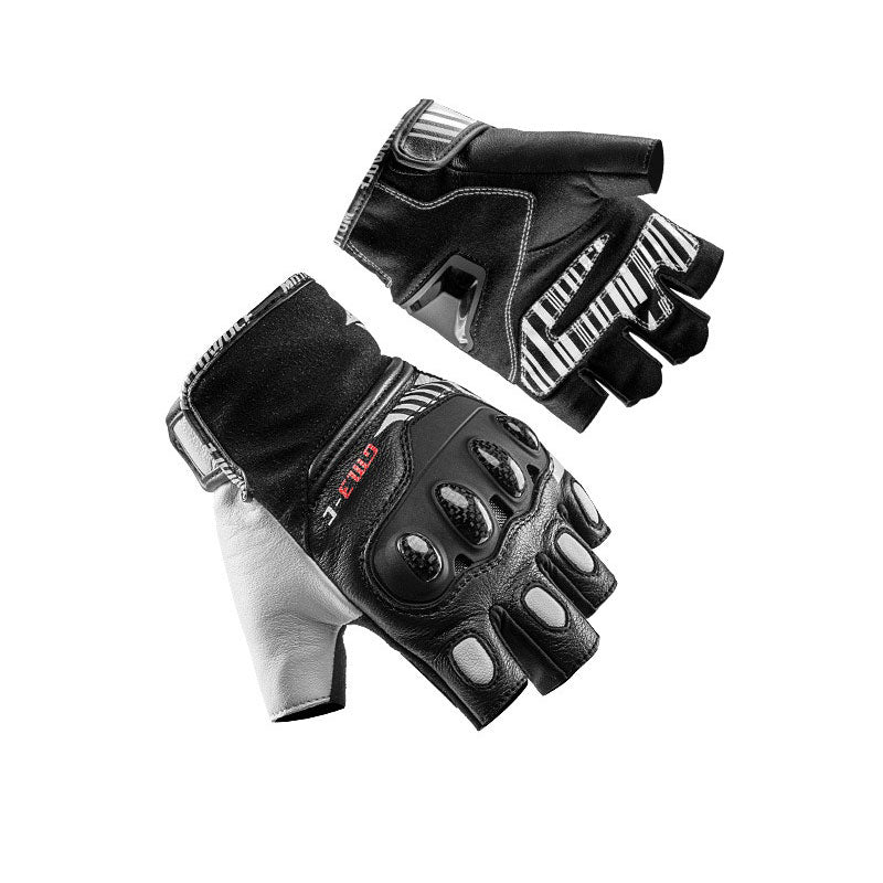 Breathable genuine leather touchscreen gloves-G71